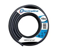 electroline 11401 H03 VV-F 2X1 10M, black