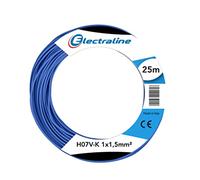 electroline 15092 H07 V-K 1X1.5 25M, Blue