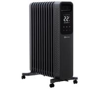 Electrolux Oil Filled Radiator - 2400W Heating Power, Adjustable Thermostat, Portable Design, Grey HEA2014ELGRY