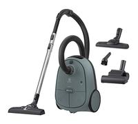 Electrolux 600 Clean, Vacuum Cleaner with Bag, Foot Controls, 50% Recycled Plastic, Hygiene Filter 12 Washable, Cord 12 m XXL, EB61C4OG, Ocean Green