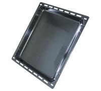 Electrolux AEG Baking Tray, 42 x 37 cm, Black, Enamelled Steel/Aluminum, Fits Specific Cookers Due to Unique Dimensions