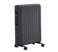 Electrolux Digital Close-Fin Oil Heater - 2000W Heating Power, LED Display, Timer Function, Grey HEA1988ELGRY