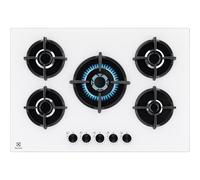 Electrolux EGG75372W Gas Hob 75 cm 5 Burners Cast Iron White