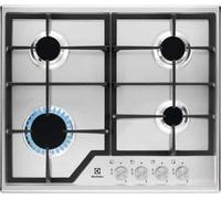 Electrolux EGS6426SX hob Built-in Gas Stainless Steel - Plate (Built-in, Stainless Steel, Cast Iron, 1000W)