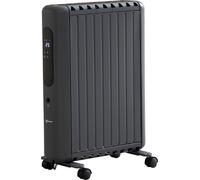 Electrolux HEA1988ELGRY Oil Filled Radiator 2000W - Black, Black