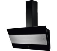Electrolux LFV319Y 90cm Designer Angled Hood in Black & Stainless Steel [EEK: C]