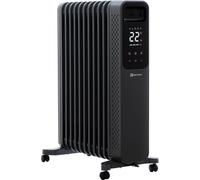 Electrolux Oil Filled Radiator - 2400W Heating Power, Adjustable Thermostat, Portable Design, Grey HEA2014ELGRY