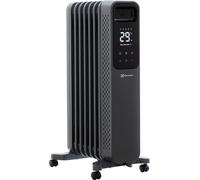 Electrolux Oil Filled Radiator - 1500W Heating Power, Adjustable Thermostat, Portable Design, Grey HEA2012ELGRY