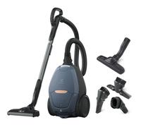 Electrolux Pure D8, Remote Controls, Vacuum Cleaner with Bag, Ultra Quiet, 57dB, Intelligent Automatic Power, Handle with Controls and LED Display, PD82-8DB, Denim Blue