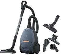 Electrolux Pure D8, Remote Controls, Vacuum Cleaner with Bag, Ultra Quiet, 57dB, Intelligent Automatic Power, Handle with Controls and LED Display, PD82-8DB, Denim Blue