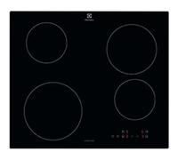 Electrolux Series 300 Induction Hob 4 Burners Built-in, EIB60424CK, SliderTouch Controls, 60 cm, 590 x 520 mm, Black