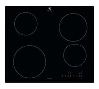 Electrolux Series 300 Induction Hob 4 Burners Built-in, EIB60424CK, SliderTouch Controls, 60 cm, 590 x 520 mm, Black