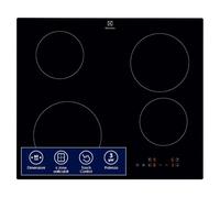 Electrolux Series 300 Induction Hob 4 Burners Built-in, EIB60424CK, SliderTouch Controls, 60 cm, 590 x 520 mm, Black