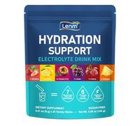 Electrolyte Drink Mix Powder Sachets, Sugar Free Hydration Support with 7 Electrolytes & 5 Vitamins, Vegan Low Calorie Drink Sticks, 24 Pack Variety Flavours for Daily Hydration