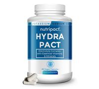 Electrolyte & Hydration Capsules - Hydra Pact 16-in-1 Zero Sugar Complex for Keto, Fasting, Running & Fitness - 90 Vegan Capsules by Nutripact
