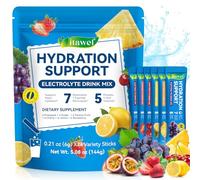 Electrolyte Hydration Powder Packets (24 Pack) - Sugar-Free, 0 Calorie Electrolyte Drink Mix for Rehydration and Dehydration Relief, Variety Pack of Daily IV Liquid (2)