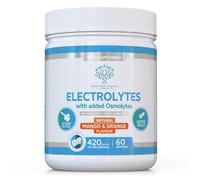 Electrolyte & Osmolyte Combo Powder - Natural Mango & Orange Flavour - 60 Servings - with Vitamins & Minerals, Vegan, Sugar-Free, Natural Flavours - Superior Hydration & Keto Fasting Support
