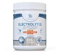Electrolyte Powder - Natural Mango & Orange, 60 Servings - Electrolytes & Osmolytes with Magnesium, Potassium, Sodium - Keto, Vegan, Sugar-Free Hydration Drink Mix - UK Made, GMP Certified