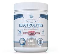 Electrolyte Powder - Natural Raspberry Lemonade, 60 Servings - Sugar-Free Hydration Powder with Magnesium, Potassium & Sodium - Keto, Vegan & Organic Electrolytes - UK Made