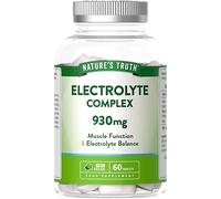 Electrolyte Tablets 930mg | Complex with Potassium, Chloride, Calcium, Magnesium and Sodium | Powder Alternative | 60 Tablets | Vegan | Nature's Truth
