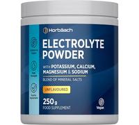 Electrolytes Powder 250g | 100 Servings | Sugar Free & Fasting Drink | Ready to Drink - Just Add Water | Unflavoured | with Potassium, Calcium, Magnesium & Sodium | by Horbaach