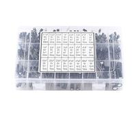 Electrolytic Assortment Kit Electrolytic Capacitor 500pcs 24 Values 10V~50V 0.1uF to 1000uF Electronic Professionals for Amateurs Component