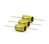 Electrolytic Capacitor 10Pcs 100V Horizontal Speaker Audio Capacitor Non Polarity Frequency Divider Crossover 1UF 1.5UF 2.2UF 3.3UF 4.7UF Electronic devices (Size : 100V3.3UF)