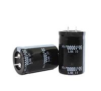 Electrolytic Capacitor 10pcs/lot 10000UF 50V 50V10000UF electrolytic Capacitor 30 * 40MM 30 * 45MM Electronic devices