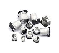 Electrolytic Capacitor 10PCS SMD Electrolytic Capacitor 6.3V 10V 16V 25V 35V 50V 63V 100V 400V 2.2 10 22 33 47 100 220 330 470 560 680 1000UF 1~2200UF Electronic devices (Size : 1pF)
