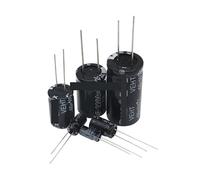 Electrolytic Capacitor 10V 16V 63V 100V 160V 450V 22UF 47UF 100UF 220UF 470UF 1000UF 10000UF 2.2UF 10UF Black Capacitor 2-50PCS(450V68UF 18x25 2PCS)