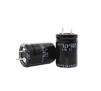Electrolytic Capacitor 1PCS 200V470UF 470UF 200V Electrolytic Capacitor Volume 22 * 35MM 22X40MM Electronic devices