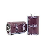 Electrolytic Capacitor 2 Pcs-20 Pcs 400V820UF Capacitor 820UF 400V 35 * 50 Mm Electronic devices (Size : 2PCS)