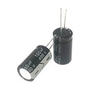 Electrolytic Capacitor 5pcs 400v100uf 18x30mm Aluminum Electrolytic Capacitor 400v 100uf 100mf400v 100MFD400v 400vdc 400wv 100mf 100MFD Electronic devices