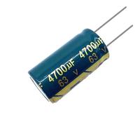 Electrolytic Capacitor 63V4700UF 63V 4700UF 22X40mm Aluminum Capacitors 2Pcs(2PCS)