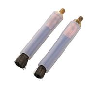 Electrolytic Polishing Brush Set for Weld Seam Bead Joint Cleaning Machines - 2-Pack Carbon Fiber Conductive Brushes, 8 mm Size, Compatible with for(A)