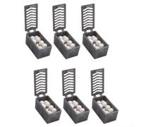 Electrolytic Silver Ion Kit for ECOVACS for DEEBOT T90 Pro for OMNI & T90 for OMNI/X12 - Reduces Growth on Floors, Cleaner Water Circulation, Plastic(6PCS)