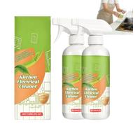 Electrolyzed Ions Kitchen Cleaner Spray, Kitchen Degreasers for Stove Glass Top Cleaner & Stainless Steel Cleaners, Induction Cooktop Cleaners, Oven Degreasers & Dishwasher Cle/aner (2)