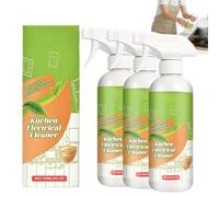 Electrolyzed Ions Kitchen Cleaner Spray, Kitchen Degreasers for Stove Glass Top Cleaner & Stainless Steel Cleaners, Induction Cooktop Cleaners, Oven Degreasers & Dishwasher Cle/aner (3)