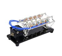 Electromagnet Engine Model, V-Shaped Design with LED, Educational Experiment Tool for Demonstrating Magnetic and Electric Fields