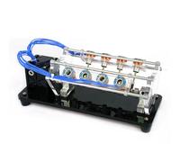 Electromagnet Engine Model with LED Design, V-Shaped Coil Engine, Integrated LEDs Illuminate Combining Magnetic and Electric Fields