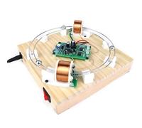 Electromagnetic Accelerator DIY Cyclotron with Iron Ball Circular Motion Coil, Electrical Magnetic Induction Physics Experiment Equipment, 12-24V Quick Response