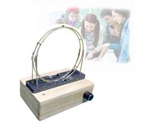 Electromagnetic Accelerator Kit, DIY Perpetual Motion Model, Physics Lab Science Experiment, Iron Ball Circular Motion Coil for Educational Purposes
