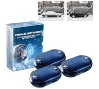 Electromagnetic Antifreeze Snow Removal Device, 3 Pieces Electromagnetic Car Deicer, Electromagnetic Wave Snow Removal Device, Car Window Glass Anti-Freeze Snow Remover