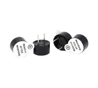 Electromagnetic Buzzer 12V DC Active, 9x5.5mm, 2700Hz, 5.5mm Pitch, for Electronics, Alarms, DIY Projects (Pack of 10)(10pcs)