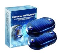 Electromagnetic Car Defroster - Solar-Powered Windscreen De-Icer with 360° Anti-Freezing, Fast Ice Removal, Rechargeable Winter Car Heater for Frost Prevention