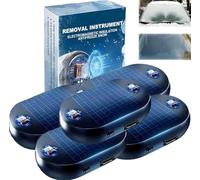 Electromagnetic Car Deicer,De Icer Spray for Car,Deicer Car Windscreen Spray,Electromagnetic Antifreeze Snow Removal Deicer,Anti-Freeze Snow Remover,Car Defroster,Portable Cars Winter Kit (5PC)