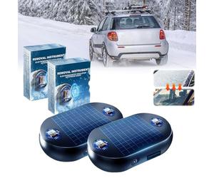 Electromagnetic Car Deicer, Fast & Safe Snow Removal Device for Vehicles, Advanced Radiation-Free Antifreeze System for Quick Winter Defrost and Windshield Ice Melting(2 pcs)