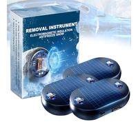 Electromagnetic Car Deicer, Solar Anti-Freeze Electromagnetic Car Snow Removal Device, Microwave Windshield Snow Removal Instrument for Vehicle, Winter Inside the Cars Molecular Heater(3Pcs)