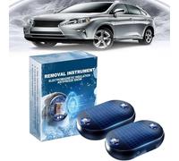 Electromagnetic Car Deicer, Solar Electromagnetic Car Defroster, Car Heater, Windshield Snow Removal Instrument for Both Indoor & Outdoor Use, Anti-Freeze Snow Removal Device with Compact Style (2PC)