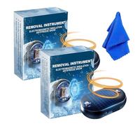 Electromagnetic Car Deicer, Solar Electromagnetic Car Defroster, Car Snow Removal Tool USB Rechargeable, Windshield Snow Removal Instrument for Both Indoor & Outdoor (2PC)